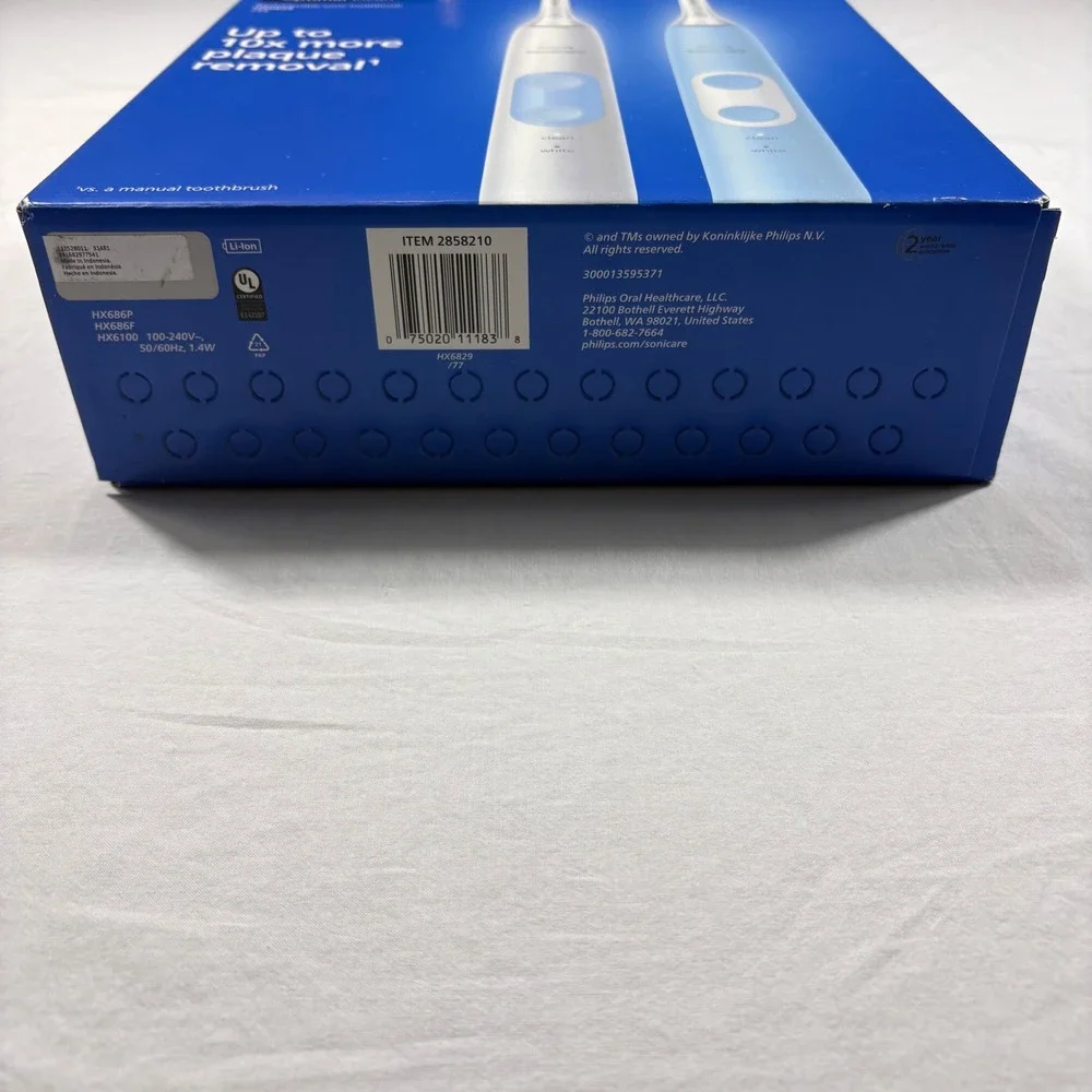 Philips Sonicare Optimal Clean Rechargeable‎ Sonic Toothbrush and Case- One Set